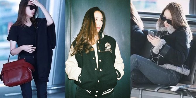 10 Photos of Krystal with Chic-Casual Style, Getting More Beautiful & Cool at the Age of 25