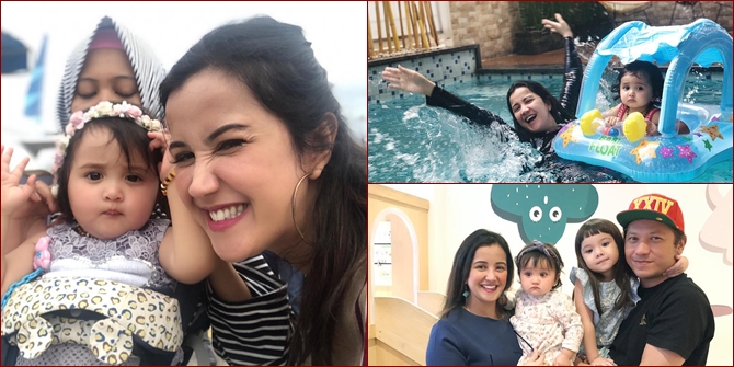 9 Sweet Photos of Andi Soraya as a Mother of a Toddler Again