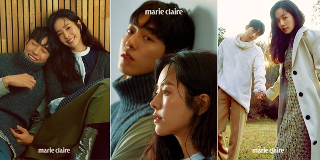 10 Photos of Nam Joo Hyuk and Han Ji Min Together in Marie Claire, Showing Sweet Chemistry - Intimate Couple