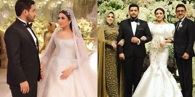 10 Luxurious Wedding Reception Photos of Elvy Sukaesih's Grandchild