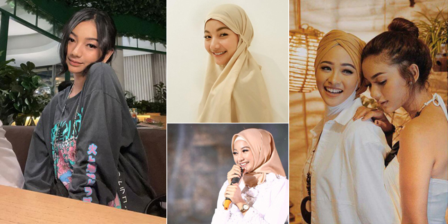 10 Latest Photos of Glenca Chysara that Grab Attention, Her Face Resembles Poppy Bunga When Wearing Hijab