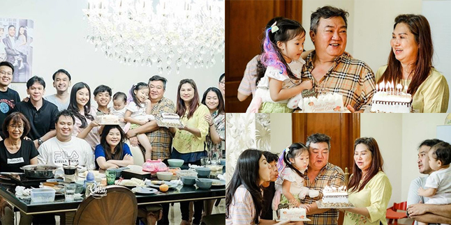 10 Warm Moments of Sarwendah's Father's Birthday Celebration, Simple with Family