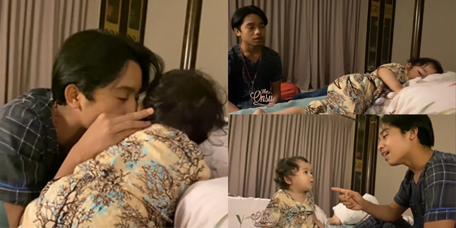 10 Adorable Moments of Betrand Peto and Thania Putri Onsu Before Bedtime, Cute Massage Play