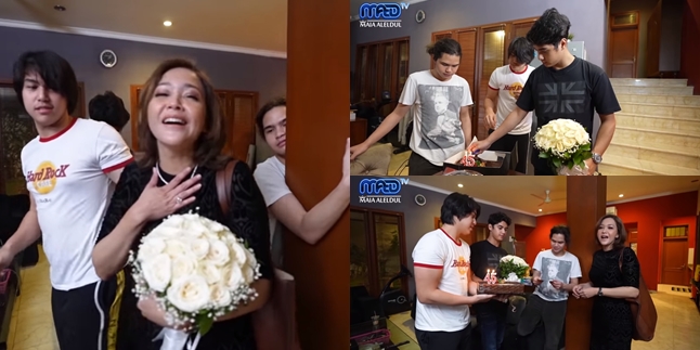 10 Moments of Maia Estianty's 45th Birthday Celebration, Touched by Sweet Surprise from Al El Dul Despite Initial Failure