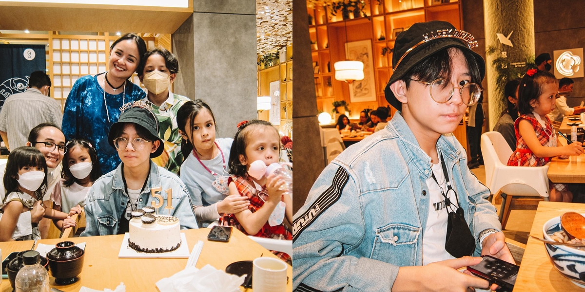 10 Moments of Zuriel's Birthday, Joanna Alexandra's Eldest Child & Late Raditya Oloan, His Handsome Looks Steal Attention