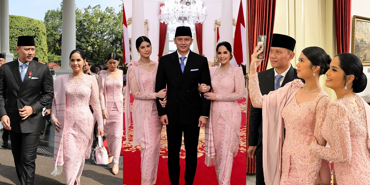 10 Portraits of Annisa Pohan & Aira Yudhoyono at AHY's Inauguration, Both Look Beautiful and Charming