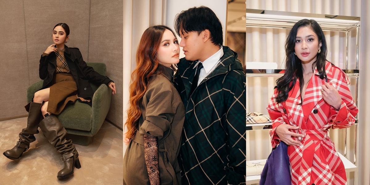 10 Photos of Artists at the Burberry Event, Marshanda and Nia Ramadhani Look Beautiful Together - Mahalini Sweetly Accompanied by Rizky Febian