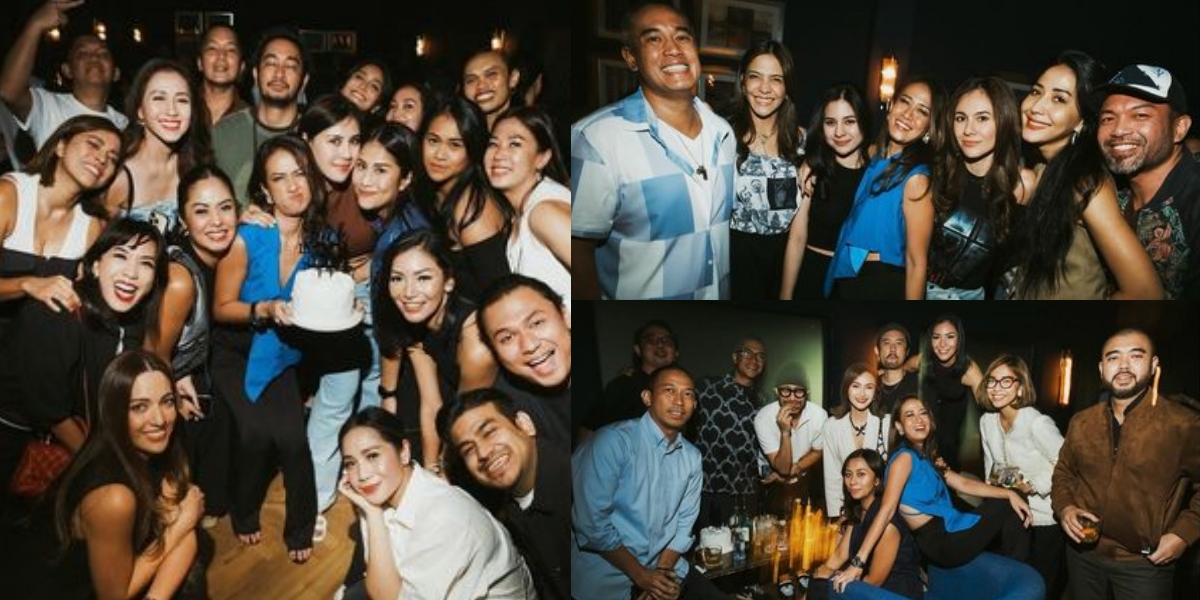 10 Portraits of Artists at Gita Janu's Birthday Party, Nia Ramadhani's Sister-in-Law, Including Wulan Guritno - Nagita Slavina