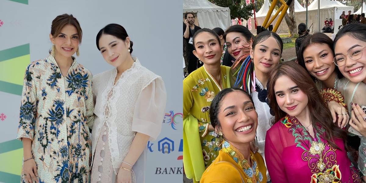 10 Portraits of Artists Attending 'Istana Berkebaya', Including Nagita Slavina who Looks as Clear as Dew - Tissa Biani Still Looks Charming Even with Self Makeup