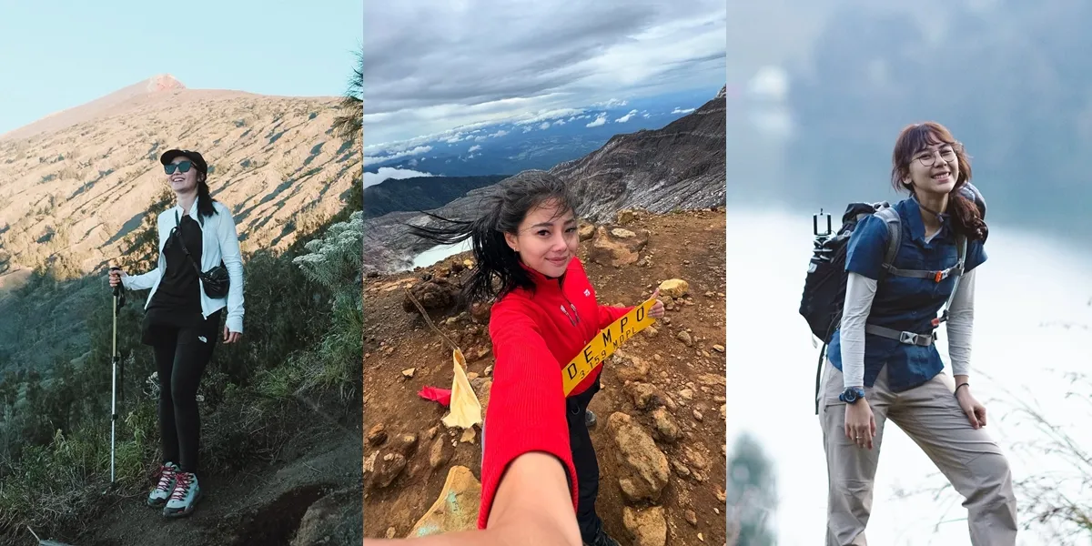 10 Photos of Artists Who Love Mountain Climbing, from Raline Shah to Febby Rastanty - Some Are Often Accompanied by Their Partners