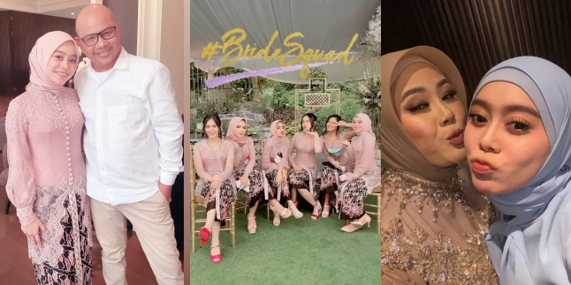 10 Beautiful Portraits of Lesti as Bridesmaid at Margin Wieheerm and Ali Syakieb's Wedding, Netizens Pray for Leslar to Follow Soon