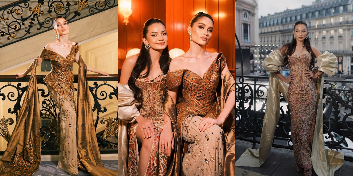 10 Portraits of Cinta Laura and Enzy Storia Attending an Event in Paris, Charming Bringing Nusantara Textiles to the International Stage