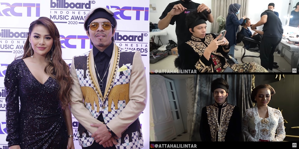 10 Photos of Aurel Hermansyah and Atta Halilintar's Detailed Photoshoot in Javanese Outfits, Still Affectionate Holding Hands