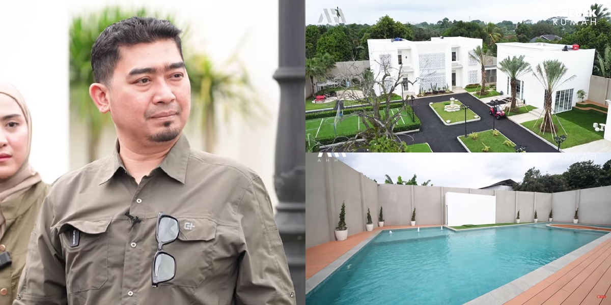 10 Pictures of Ustaz Solmed's Magnificent House Equipped with Private Gas Stations to Swimming Pools, April Jasmine's Cute Purple Kitchen