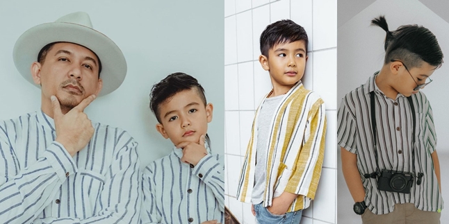 10 Handsome Portraits of Ryshaka, Ryan Delon and Sharena Gunawan's Son, Public Figure Aura Detected Since Early Age - Having Extreme Hobbies