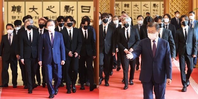 10 Handsome Portraits of BTS When Receiving the Appointment Letter as Special Envoys of the President, Looking Handsome in Suits Like Bodyguards