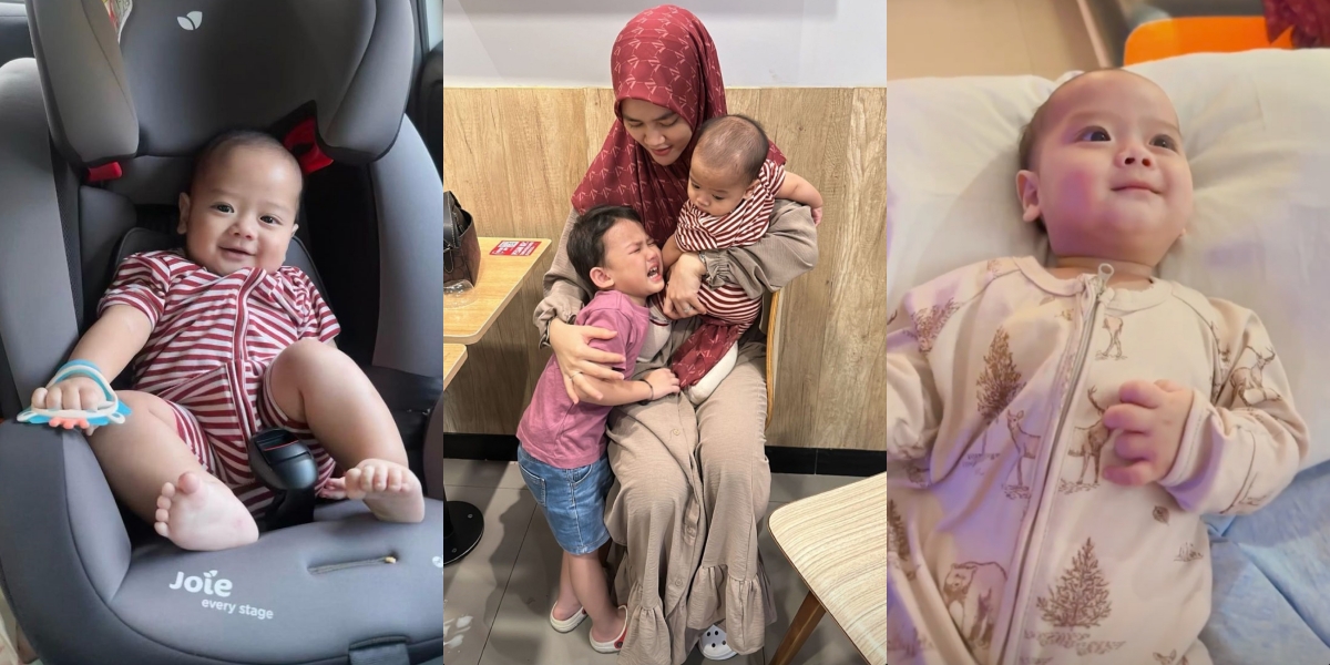 10 Adorable Photos of Baby Mikail, Henny Rahman and Alvin Faiz's Child, Whose Face is No Longer Hidden, Always Full of Smiles - Said to Resemble Yusuf