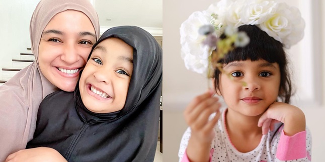 10 Portraits of Hawwa, the Second Child of Shireen Sungkar and Teuku Wisnu, with a Sweet Smile - Referred to as the Twin of Her Mother