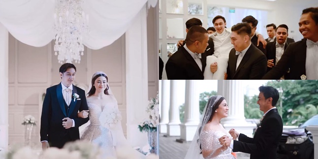 10 Beautiful Moments of Felicya Angelista - Caesar Hito's Wedding, Harmonious Like a King and Queen