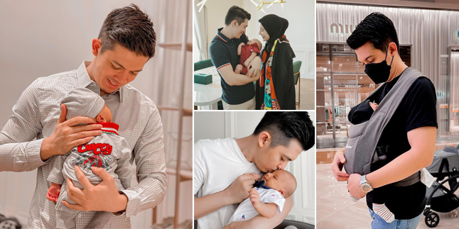 10 Portraits of Irwansyah While Enjoying Carrying Baby Ukkasya, Handsome Hot Daddy Who is Always Alert and Full of Love