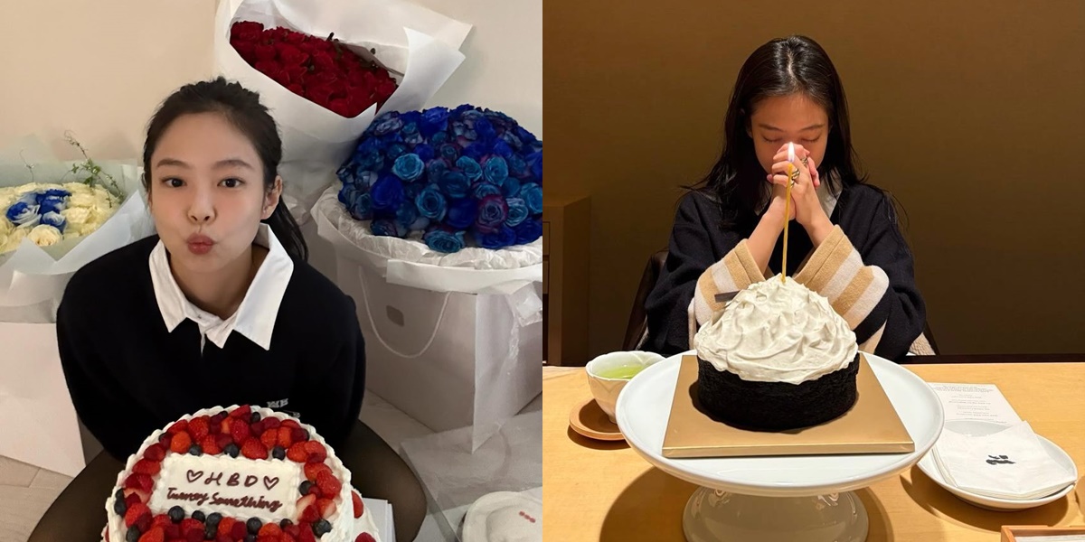 10 Photos of Jennie BLACKPINK Celebrating Her 29th Birthday Happily, Blue Roses Take Center Stage