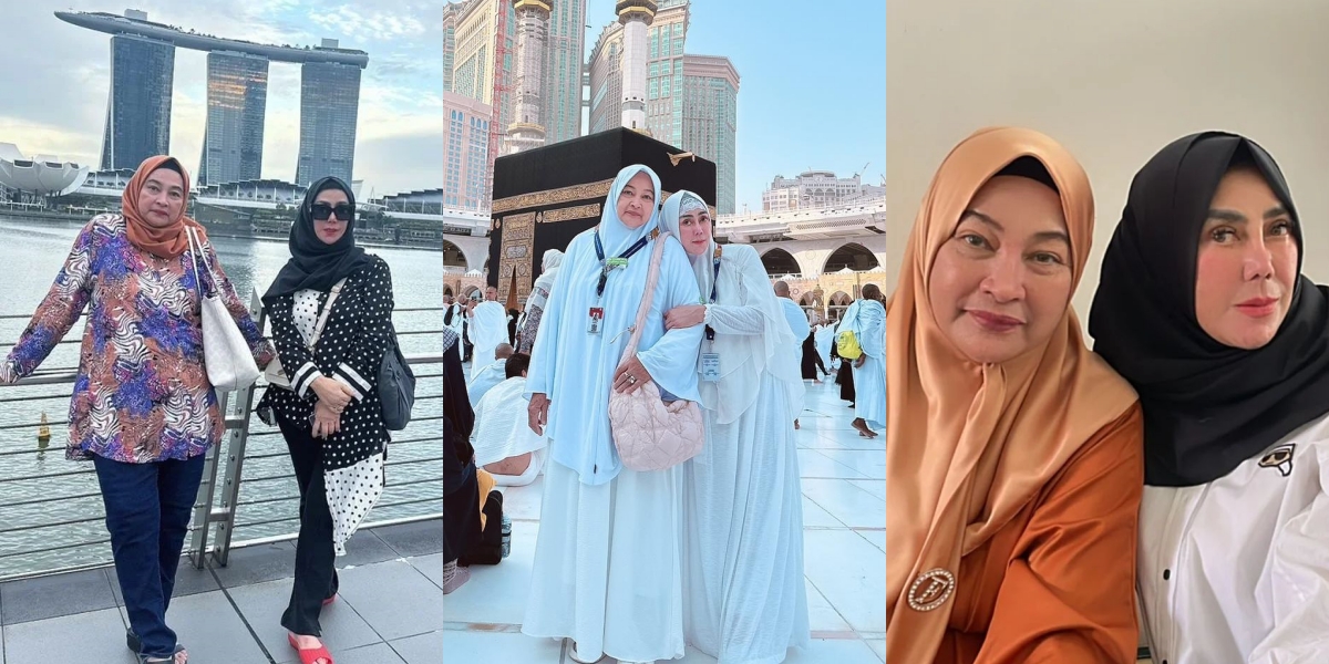 10 Moments of Togetherness between Amy Qanita and Jeje Govinda's Mother during their Lifetime, They Once Went on Umrah Together - Staying Strong with the In-Laws Despite the Storm in their Marriage