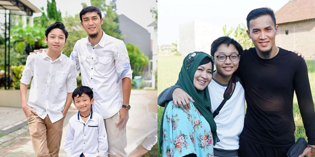 10 Portraits of the closeness of Gunawan, Okie Agustina's husband, and Kiesha Alvaro, Pasha Ungu's son