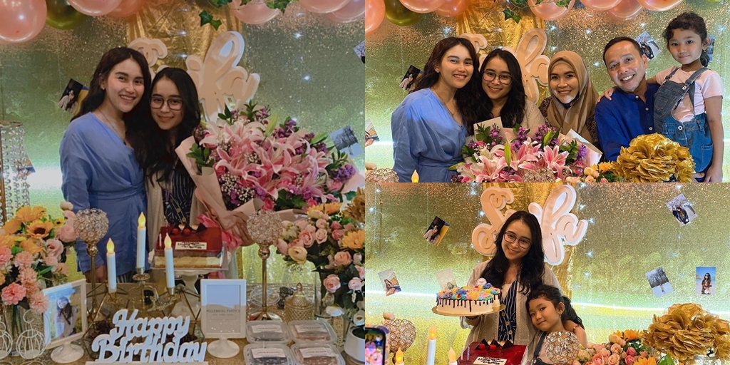 10 Portraits of the Festivity of Syifa's Birthday Party, Celebrated with Family - Received Hugs from Beloved Partner