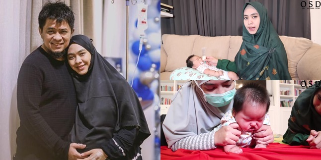 10 Portraits of the Latest Condition of Oki Setiana Dewi's Child who has a Congenital Disorder, Already Released Feeding Tube - Routine Physiotherapy