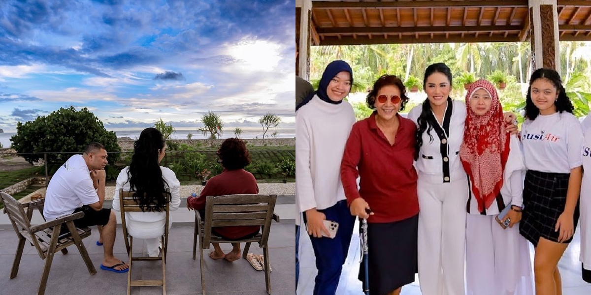 10 Photos of Krisdayanti Enjoying the Sunset in Pangandaran with Susi Pudjiastuti, Amora's Appearance Becomes the Highlight - Kellen Once Became a Co-Pilot