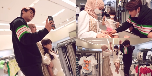 10 Portraits of Lesti and Rizky Billar Shopping for Clothes Together with Abel 'Leslar's Child', Like a Harmonious Family - Already Suitable to Become Parents