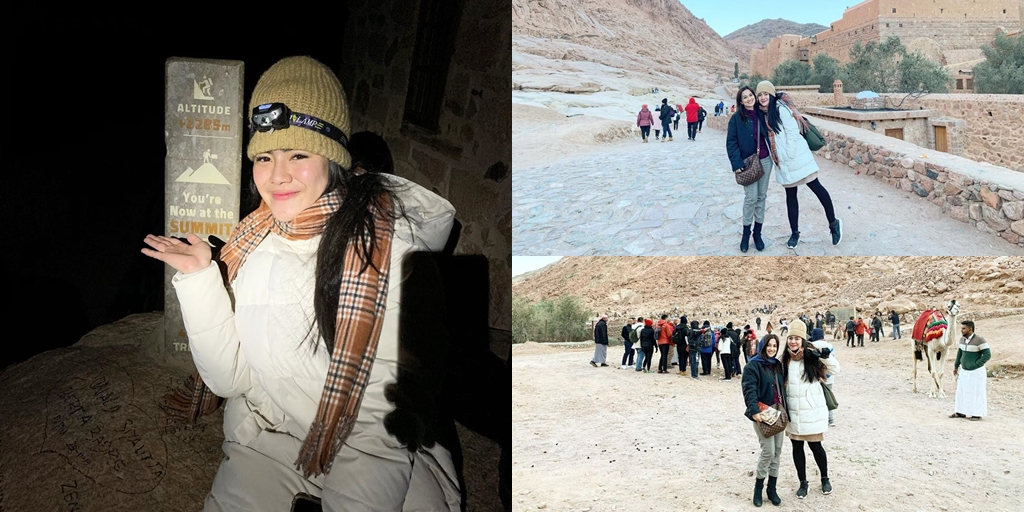 10 Portraits of Felicya Angelista's Spiritual Vacation to Egypt, Visiting the Hanging Church - Climbing Mount Sinai