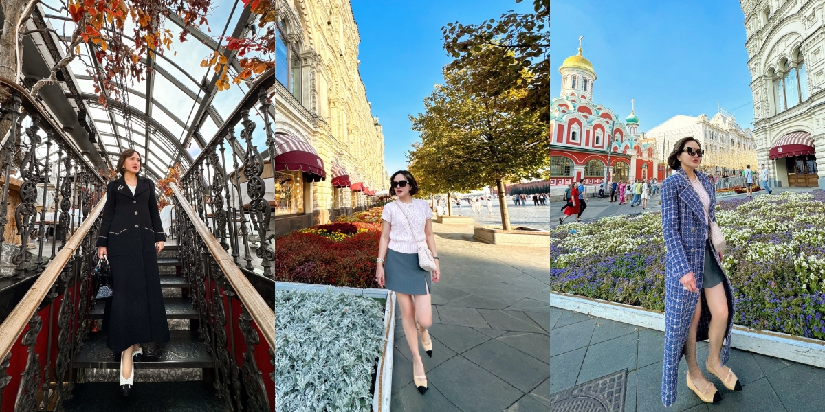 10 Photos of Shandy Aulia's Vacation in Moscow, Her Beauty Captivates Attention - Feels Like She's Still a Teenager