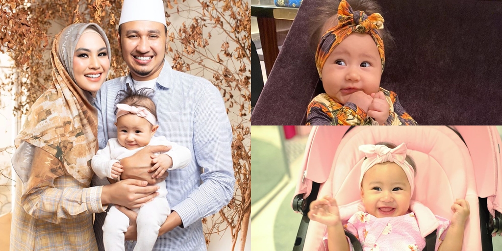 10 Cute Portraits of Baby Khalisa, Kartika Putri and Habib Usman's Beautiful Doll-like Daughter