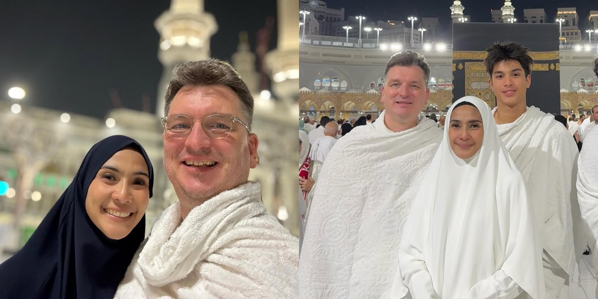 10 Photos of Maudy Koesnaedi and Her Husband's Umrah, Comparing Umrah 20 Years Ago with Now