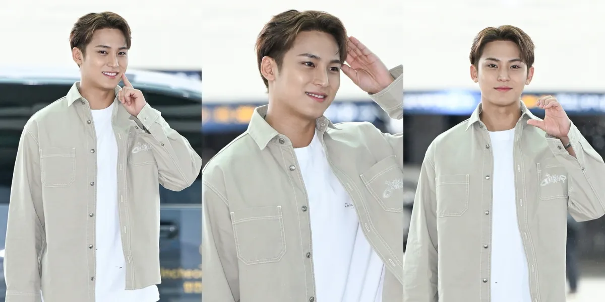 10 Photos of Mingyu SEVENTEEN Departing for Paris Fashion Week, the Handsome One Makes Fans Swoon While Greeting Fans at the Airport