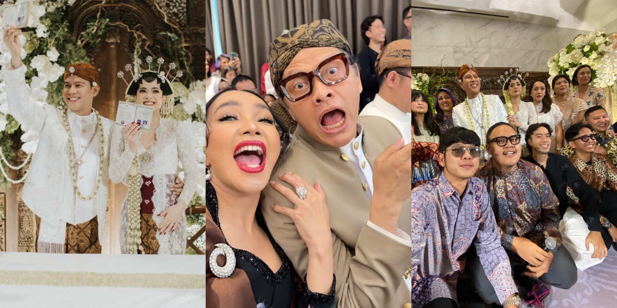 10 Photos of Musicians Attending Nino RAN's Wedding Ceremony, Including Sal Priadi and Vidi Aldiano - Armand Maulana as Witness