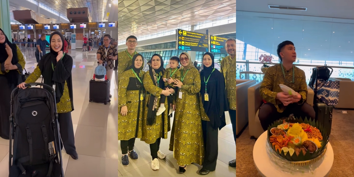 10 Photos of Nikita Willy's Umrah Journey with Family, Celebrating Indra Priawan's Birthday on the Day of Departure