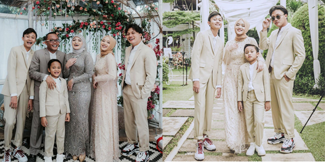 10 Portraits of Putri Delina's Appearance, Sule's Daughter, on Her Father's Wedding Day with Nathalie Holscher, Beautiful and Heartwarming