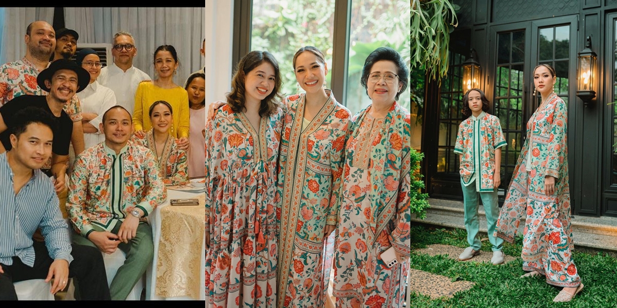 10 Portraits of Bunga Citra Lestari's Family Eid Celebration, Tiko Aryawardhana Wears Uniform - Green Sage Pants of Noah Sinclair Become the Spotlight