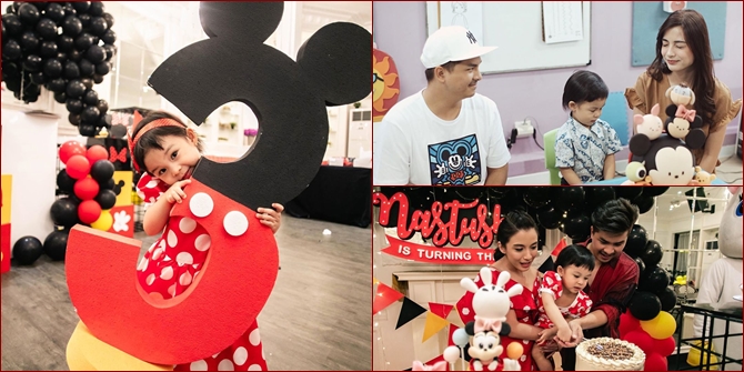 10 Photos of Baby Nastusha's 3rd Birthday Celebration, Celebrated Twice!