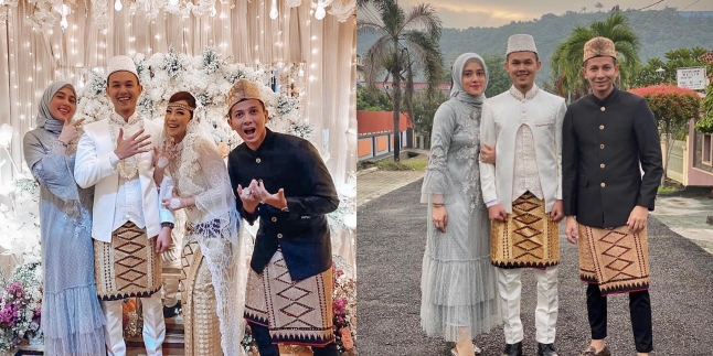 10 Portraits of Ian Polan's Wedding, Sonny Septian's Younger Brother, Sacredly Carrying Lampung Customs