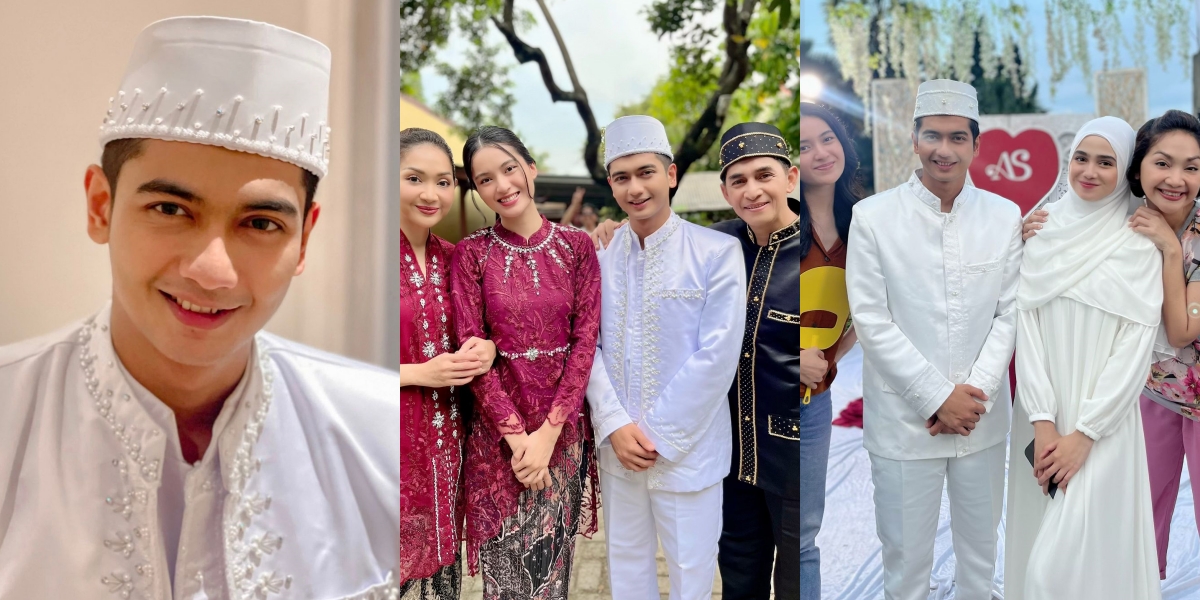 10 Portraits of Teuku Ryan After Divorce from Ria Ricis, Handsome in White Beskap - Please Pray