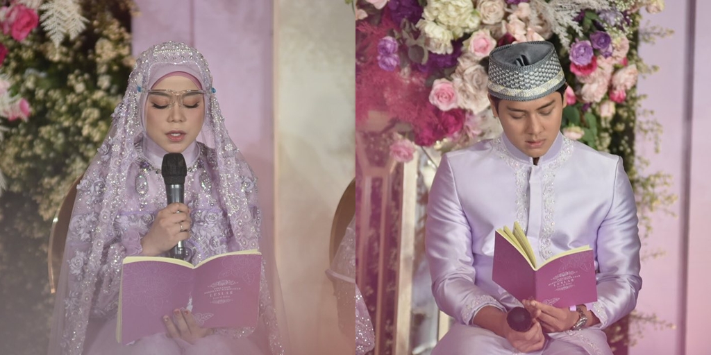 10 Portraits of the Process of Study & Study Towards Halal Lesti Kejora - Rizky Billar, Lesti's Beautiful Voice Recites Holy Verses and Earns Praise from Netizens