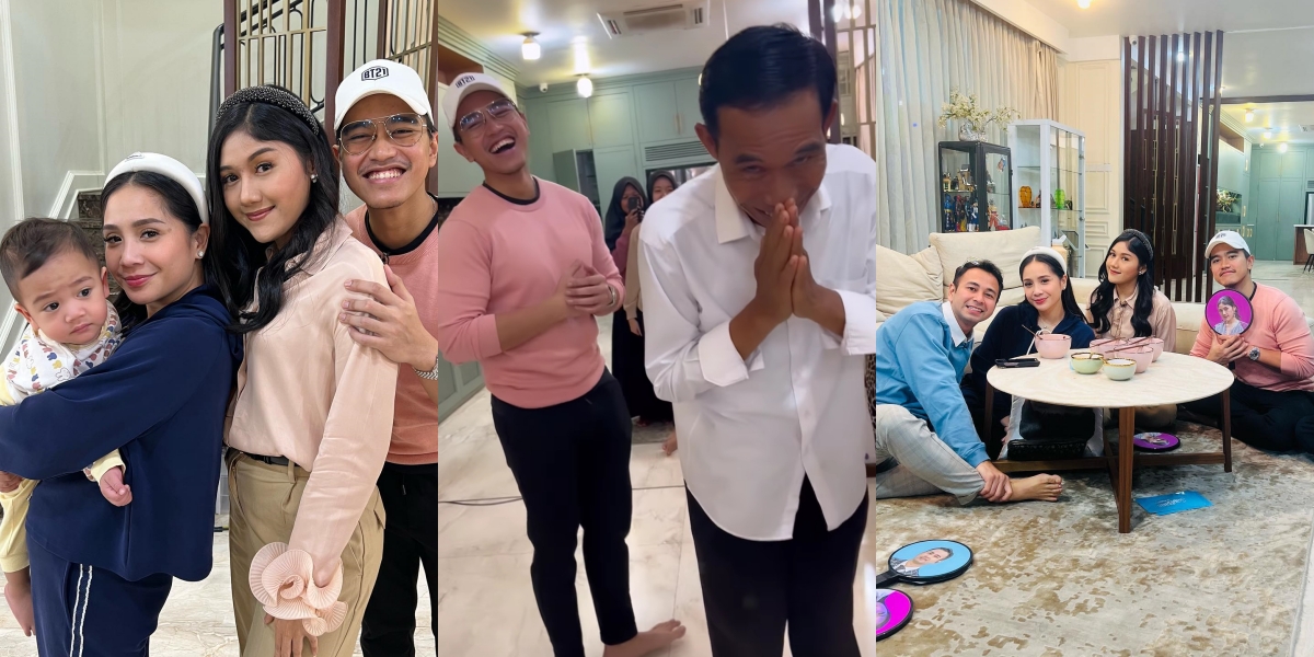 10 Photos of Raffi Ahmad and Nagita Slavina Having Fun During Sahur with the President's Child, Kaesang Pangarep, and Meeting 'Mr. Jokowi' - Erina Gudono Overwhelmed