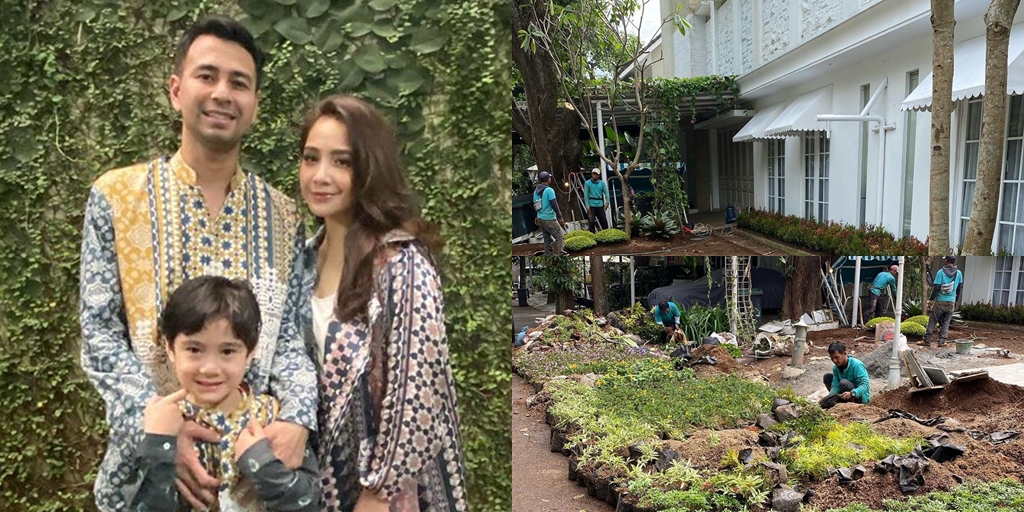 10 Photos of Raffi Ahmad Renovating Andara's Garden, Admitting He Can't Wait to See the Results!