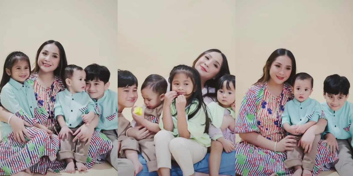 10 Photos of Rayyanza, Nagita Slavina's Daughter, Modelling Eid Clothes with Her Mother, Netizens: Check Out Cipung too?