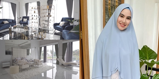 10 Potret Rumah Baru Kartika Putri in Puncak, Luxurious with 3 Floors Like a Palace