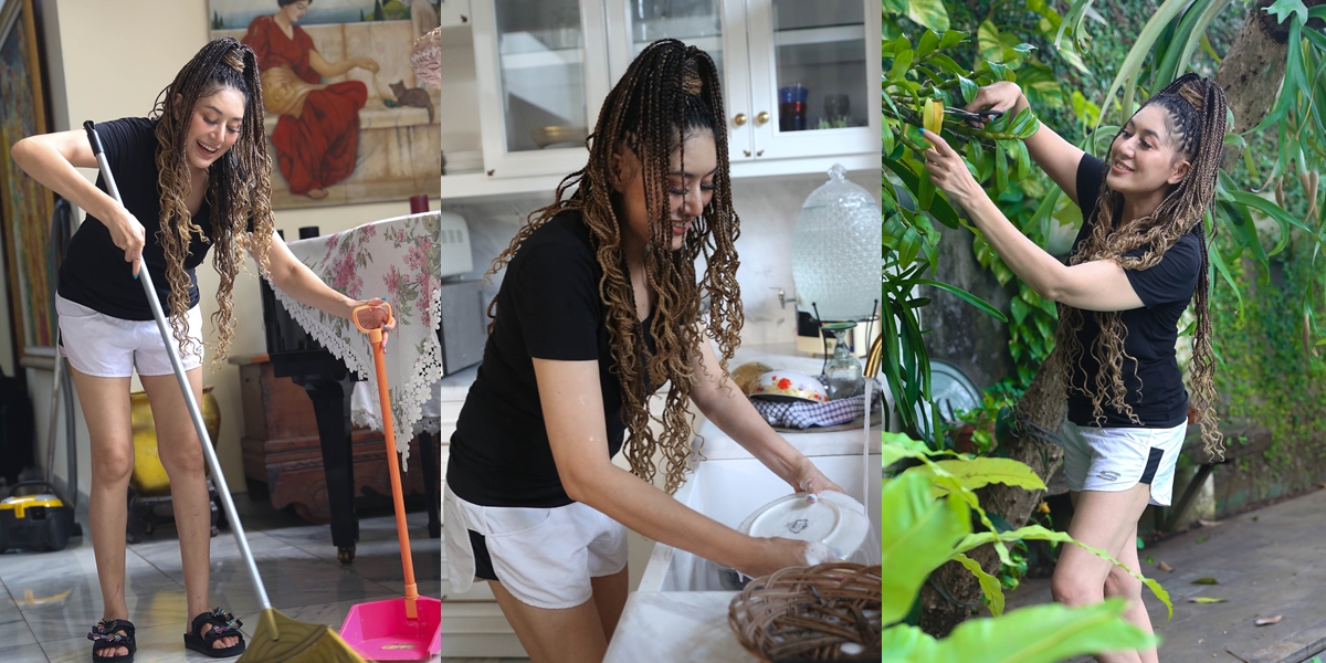 10 Photos of Sania Doing Household Chores Herself, From Washing Dishes to Watering Plants: I'm Someone Who Loves to Clean