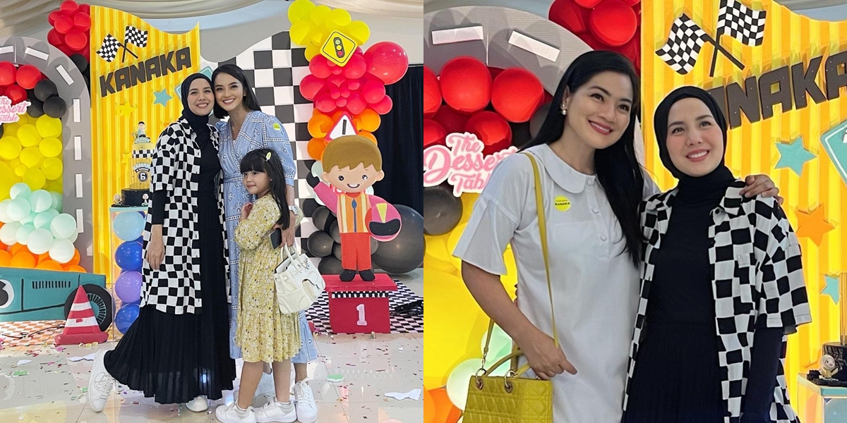 10 Portraits of Celebrities who Attended Tya Ariestya's Child's Birthday, Including Olla Ramlan and Bunga Zainal Looking Beautiful in Yellow Outfit - Rafathar and Gempi Came Without Parents